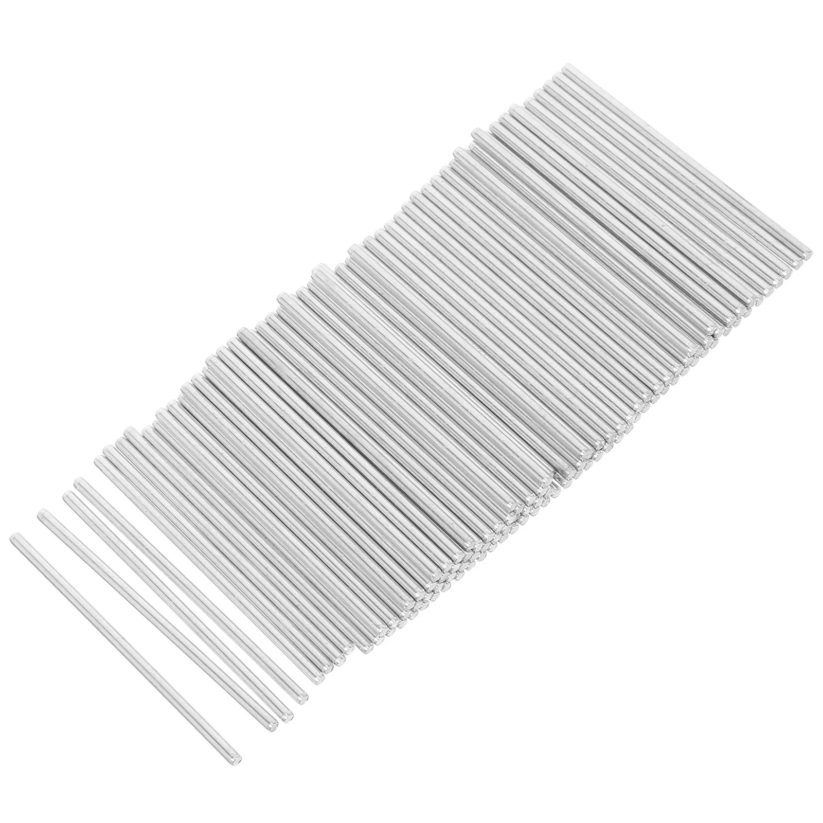 100Pcs Mini Rc Car Axles Metal Round Shaft Bars 2Mm Diameter DIY Stem Wheel Drive Replacement Parts Rc Axles Gear