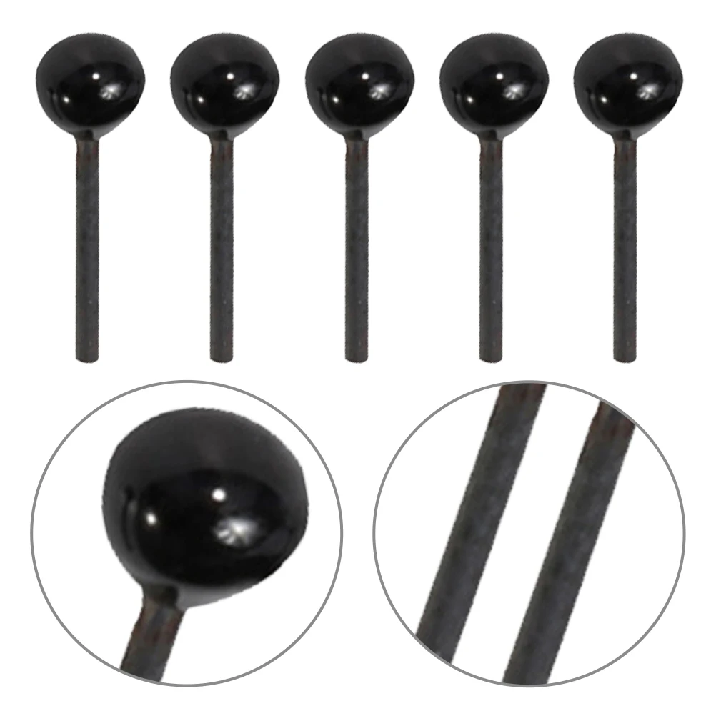

50 Pairs Black Bean Eyes Scrapbooking Crafts for Stuffed Animals Crafting Supplies Vivid Needle Felting