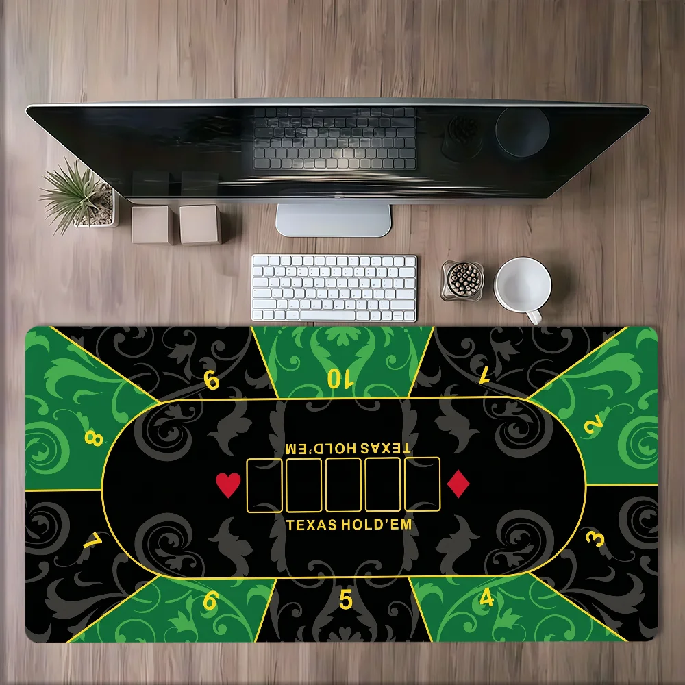 Table Poker Cool Texas Hold em Mouse Pad Non-slip Thickened MousePad Large Writing Lockedge Gaming Cushion Office Student