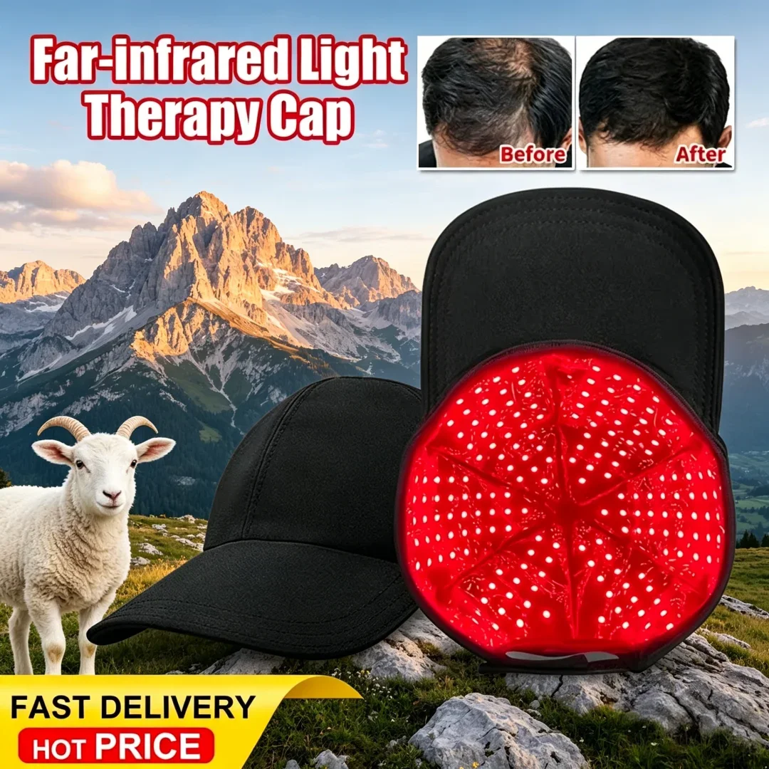 

Elite Red Light Therapy Device Hat Awe-inspiring Near Infrared 180LED Treatment Helmet for Vigorous Hair Growth Cap Prevent Loss