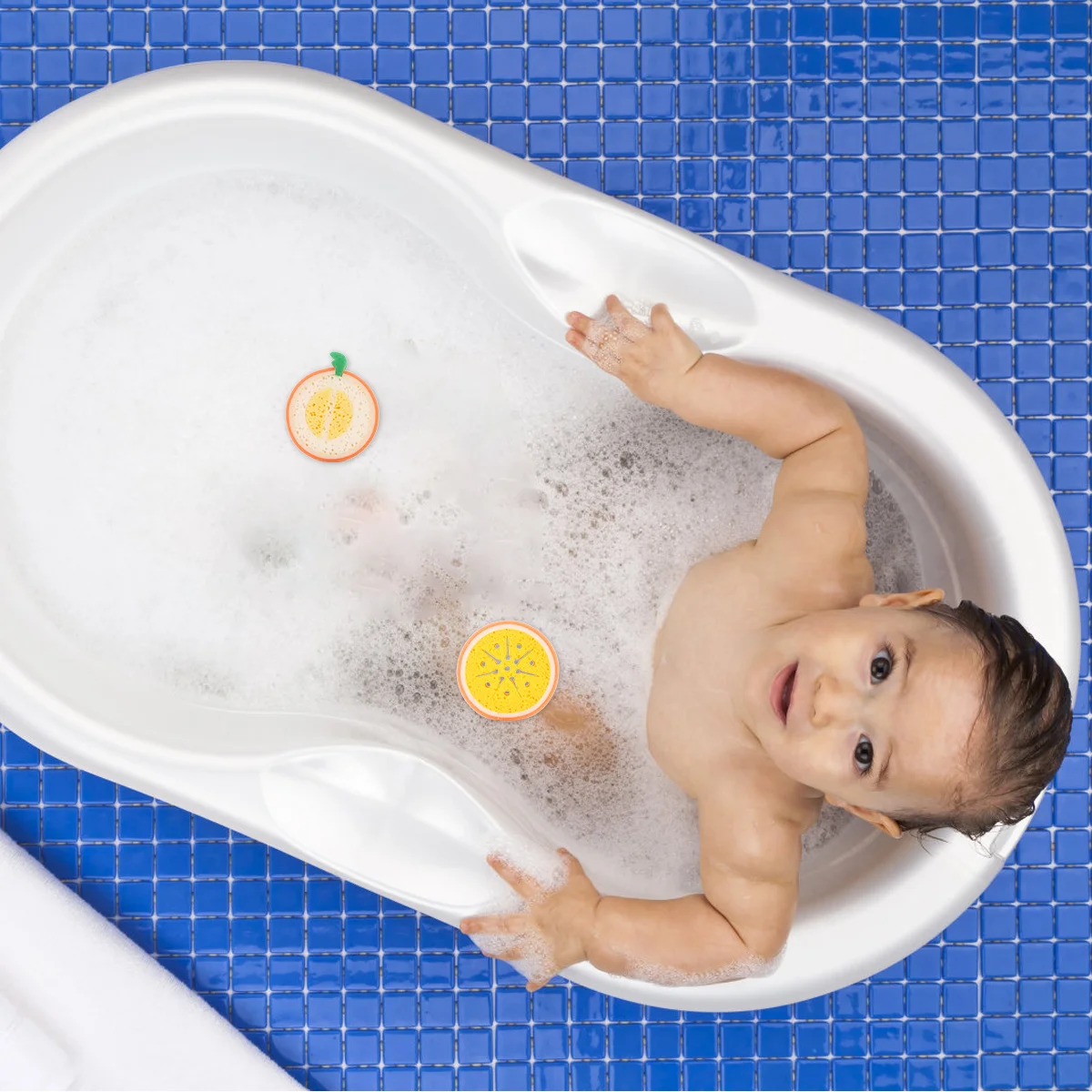 

8Pcs Creative Fruit Design Bath Sponges Baby Kids Shower Scrubbers Exfoliate Massage Durable Long Lasting Skin Care