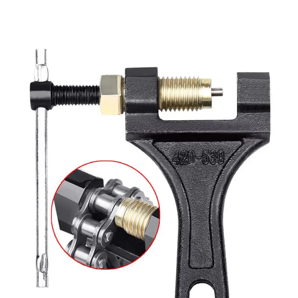 Universal Chain Breaker 420-530 Chain Cutter Repair Tools Chain Repair Tool Fit for Bike ATV Go Kart Scooter Motorcycle Bicycle