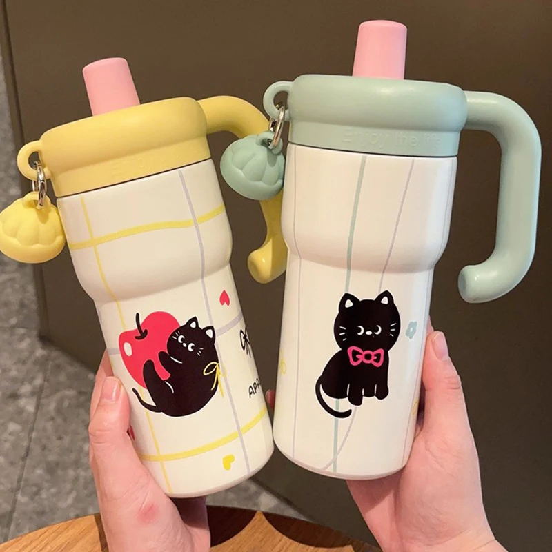 

Изолированная соломенная кружка из нержавеющей стали 316, большая емкость для мужчин и женщин, термочашка со льдом, высокоэстетичный дизайн, подходит для студентов