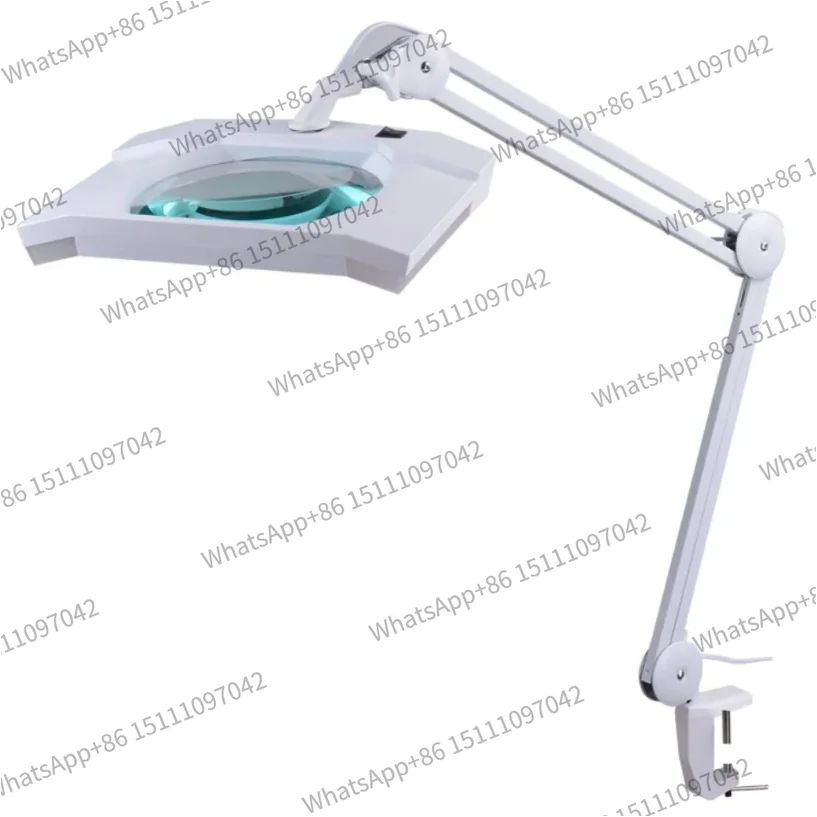 5X Adjustable Loupe Magnifier LED Lens Glass Magnifying Lamp LED Desk Lamp Eyelash Extension Lighting Magnifying Lamp with Light