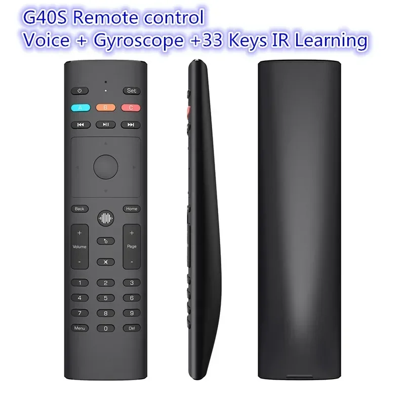 G60S/G30S/G40S/G50S Voice Remote Control Gyroscope G10S PRO BT G20S PRO BT 5.0 Backlit 2.4G Wireless Air Mouse For X96 H96 MAX