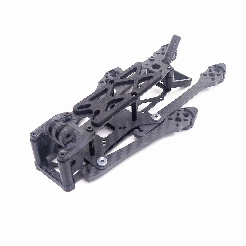 TEOSAW Ran4 Advanced 185mm 4 Inch Foldable Long Range Frame Kit Support VISTA HD System for DIY RC Drone FPV Racing