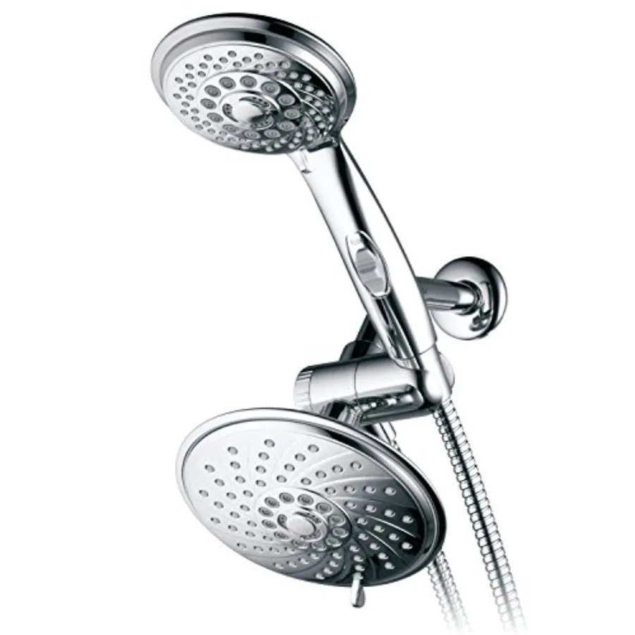 

HotelSpa - Shower Heads with Handheld Spray - High Pressure Shower Head - 6 Inch Showerhead 4 Inch Handheld Shower Head - 2-in-