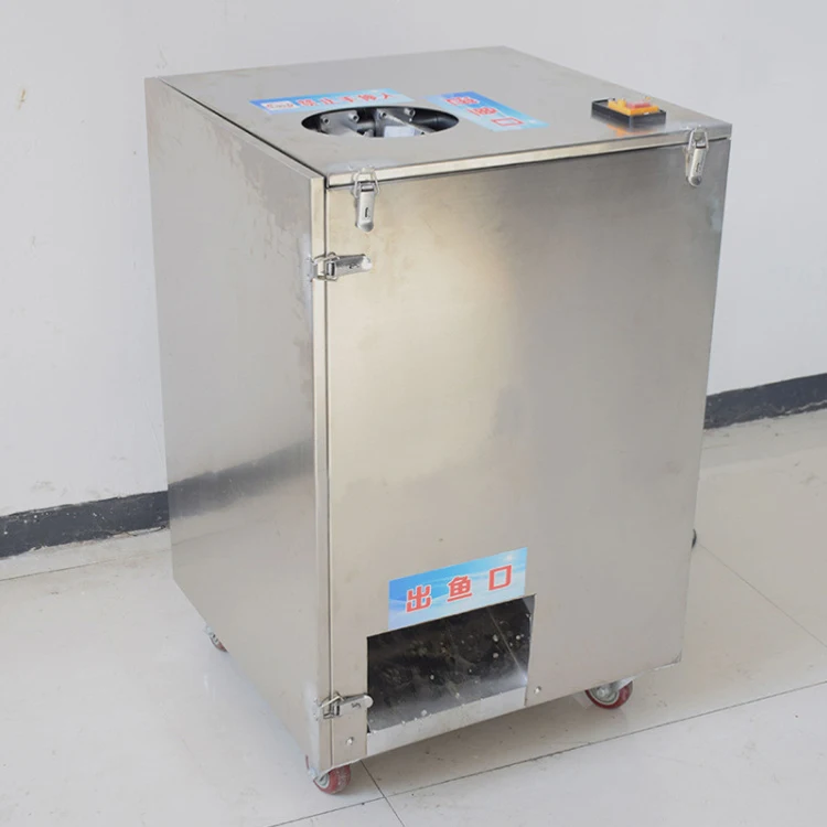 Stainless Steel Fish Back Splitting Machine Automatic Fish Gutting Opening Machine Fish Processing Machine