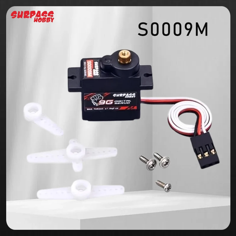 تجاوز هواية S0009M 9g ميتال جير 1.4 كجم أجهزة رقمية ل RC الثابتة الجناح طائرة روبوت سيارة قارب القناة الطائرة