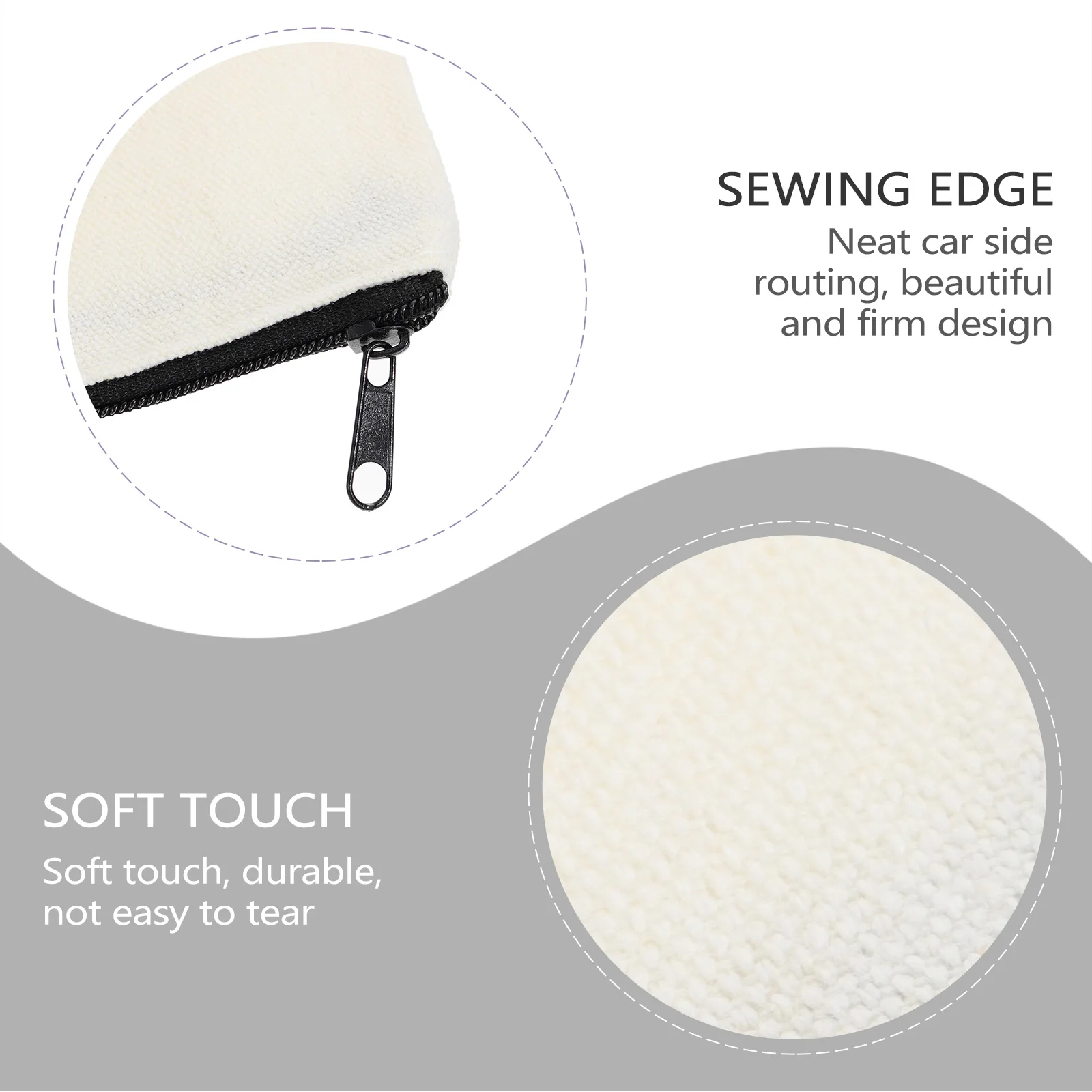 

12pcs Bags Sublimation Blank Diy Heat Transfer Storage Bag Travel Makeup Organizer Portable Zipper Bag For