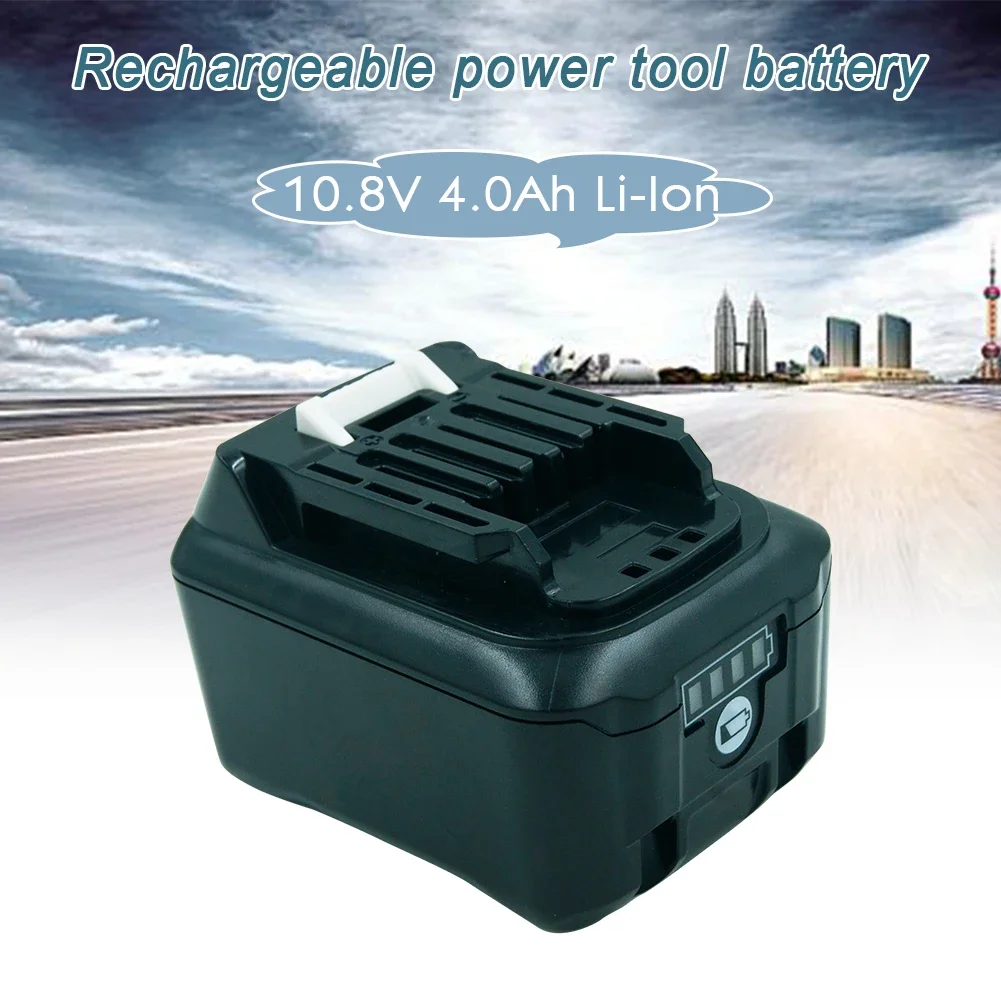 Сменная литий-ионная аккумуляторная батарея 10,8 В, 12 В, 4000 мАч для Makita BL1015 BL1020B BL1040B BL1041 BL1016 DF031D DF331D HP331D