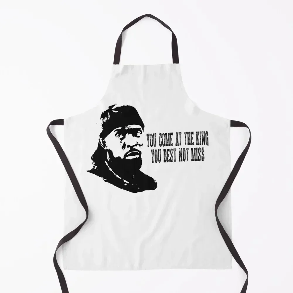 

You come at the king ormar is coming the wire Apron Barber Waiter Uniforms New year's Kitchen on the wall Apron