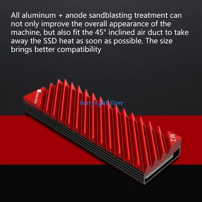 

C7AB for M.2 SSD HeatSink Heat Sink for M.2 2280 SSD Hard Disk Aluminum Heat Sink Rad