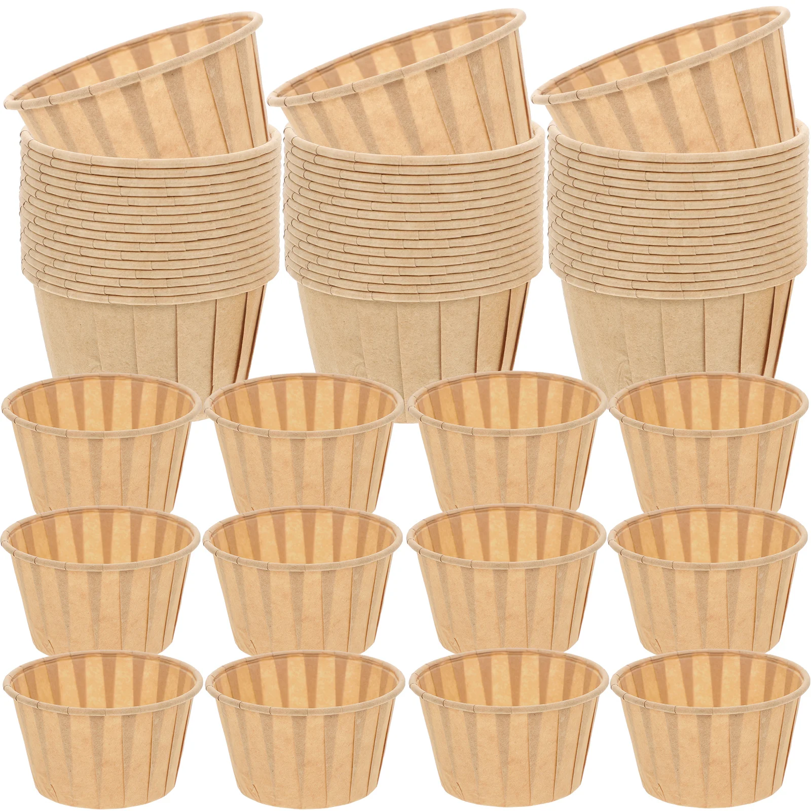 

150pcs Muffin Cup Oilproof Paper Cupcake Liners Reusable Bulk Baking Pastry Lining Heat Resistant Wrappers Greaseproof