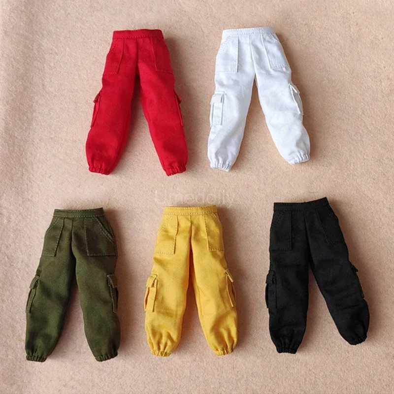 1PCS 1/6 BD Puppe Latzhose Hosen für Mittleren Blyth, Azon S, OB27, OB22, Momoko, licca Puppe Kleidung Zubehör Spielzeug