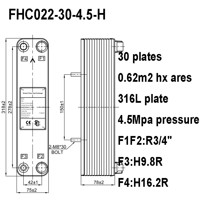 4.5MPa Brazed Plate Heat Exchanger – Ocena i Rekomendacja