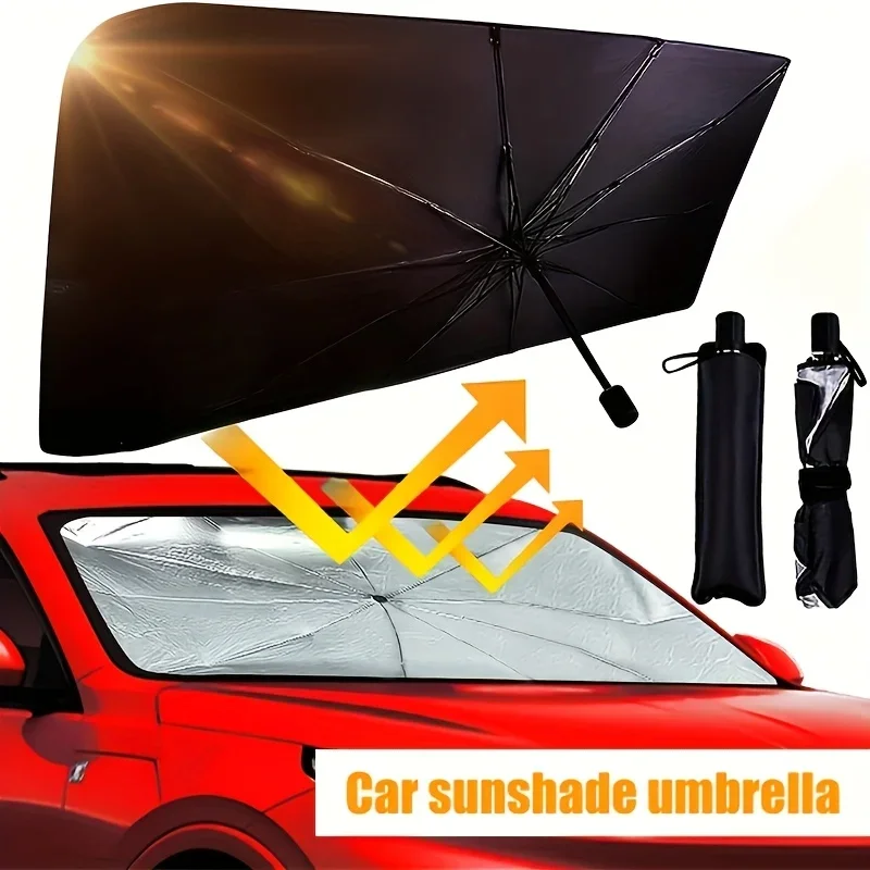 Protector Solar para Auto, Parasol para Ventana Delantera, Cubierta Protectora Solar para Parabrisas Interior, Accesorios de Protección