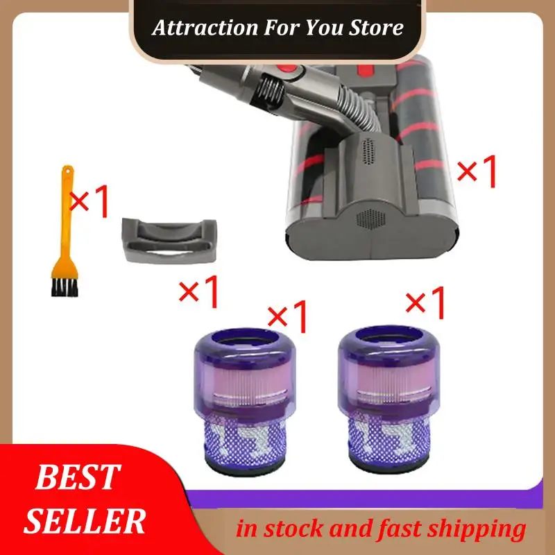 

Hot Selling For Dyson Omni-Glide SV19 Vacuum Parts Replacement Soft Replacement Soft Roller Cleaner Head Double Roller Brush
