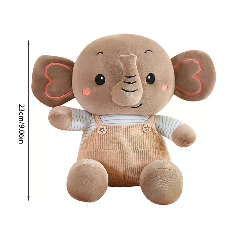 Affascinante peluche elefante; Bambola da lancio per bambini; Animale di peluche morbido; Pezzo decorativo perfetto per la casa; Eccellente regalo per i bambini