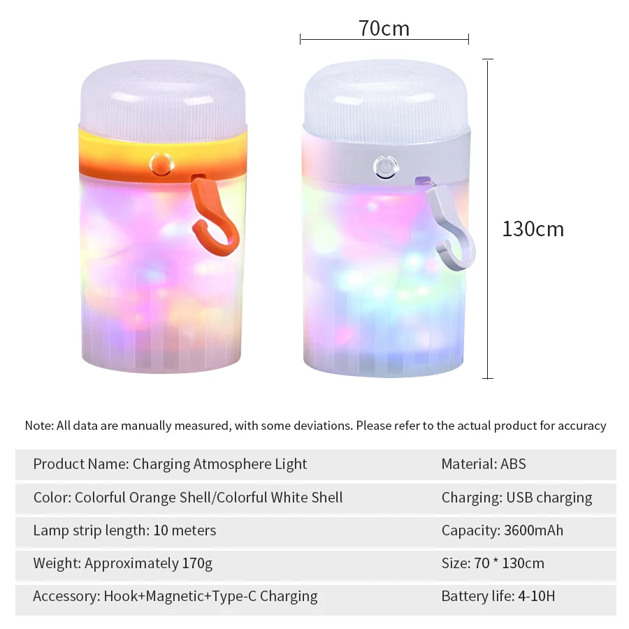 قابلة للشحن 3 في 1 سلسلة ضوء التخييم 8 أوضاع الإضاءة المحمولة التخييم ضوء في الهواء الطلق سلسلة ضوء مقاوم للماء لعيد الميلاد