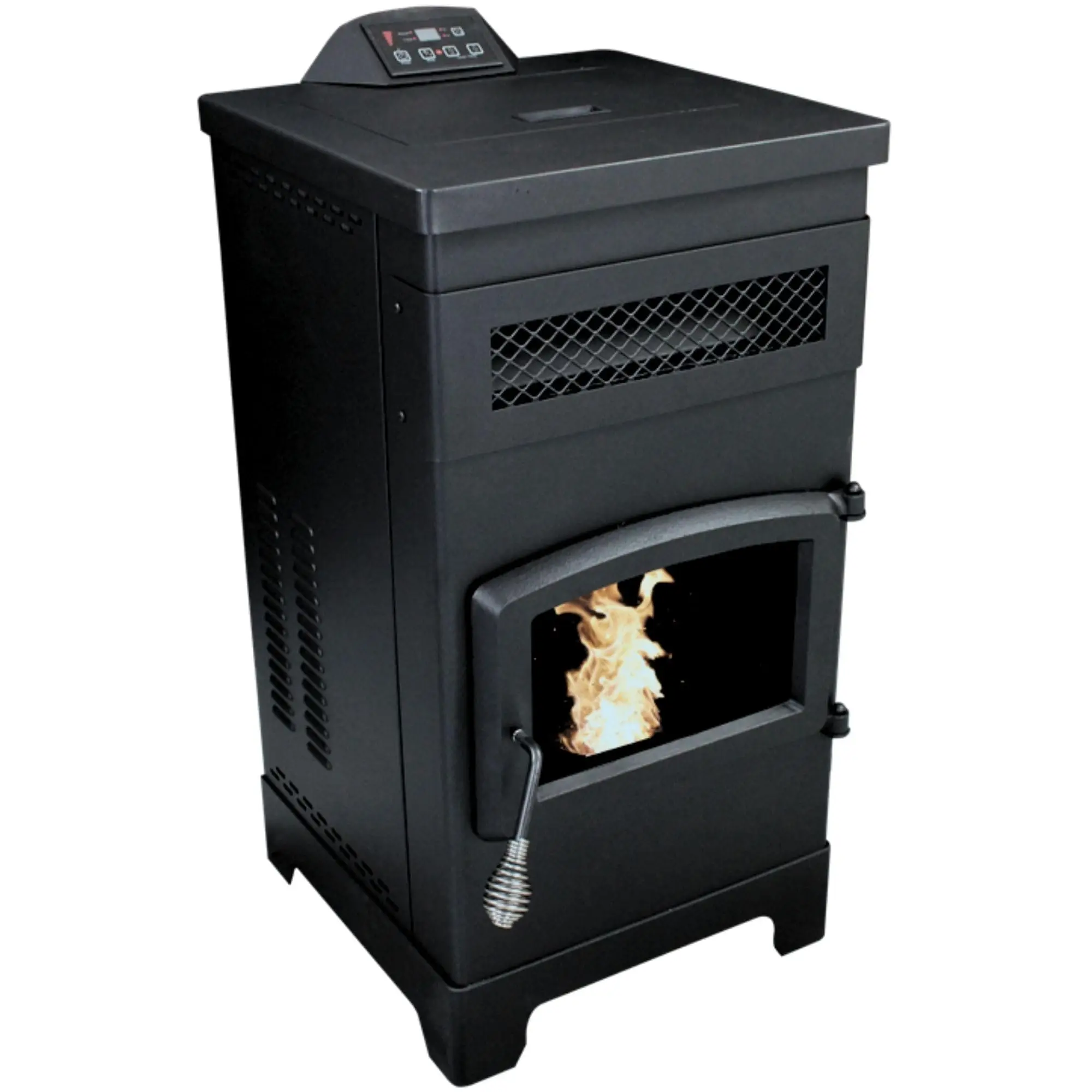 Pellet Stove for Home Heating, Remote, 60 lb Hopper - CGPS2100