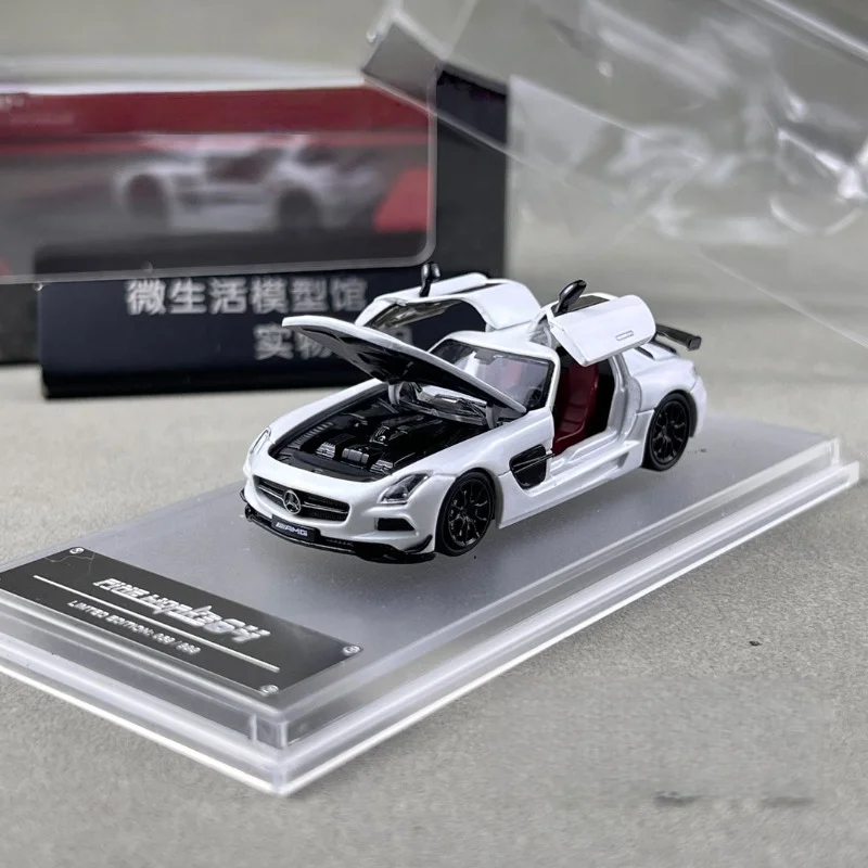 fw-1-64-sls-amg-bs-simulation-static-alloy-car-model-boy-festival-gift-toy-adult-collection-ornament