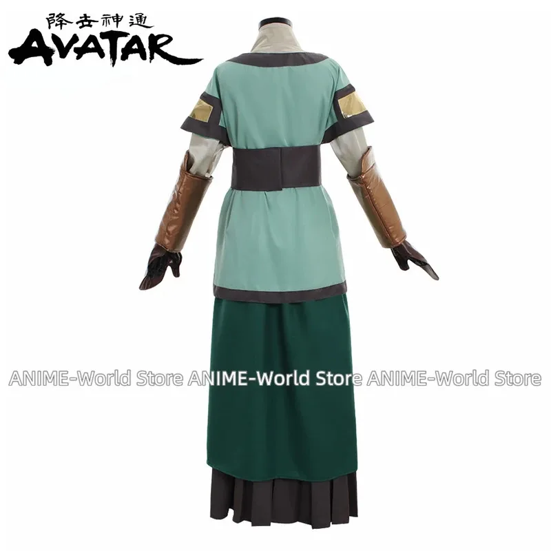 Kostium Cosplay Avatar Kyoshi Warriors Suki na Halloween 2025, strój na imprezę