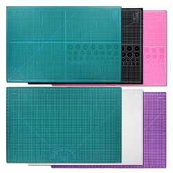A1 Cutting Mat Double Color Heigl 35.43‘’ * 23.62” Double-sided PVC Multi-purpose Self-healing Cutting Mat Durable Paper Pad