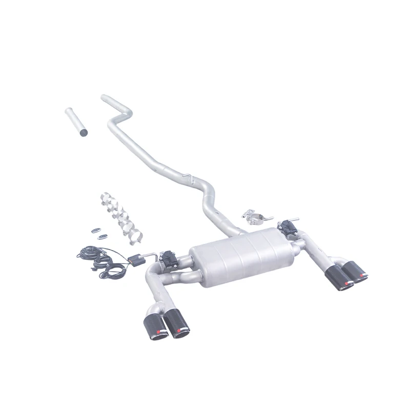 

GFC/ Подходит для BMW 420i 2.0T F32 2015 года выпуска, выхлопная система Catback из нержавеющей стали с электронным клапаном, подключаемая к заднему диффузору MP.