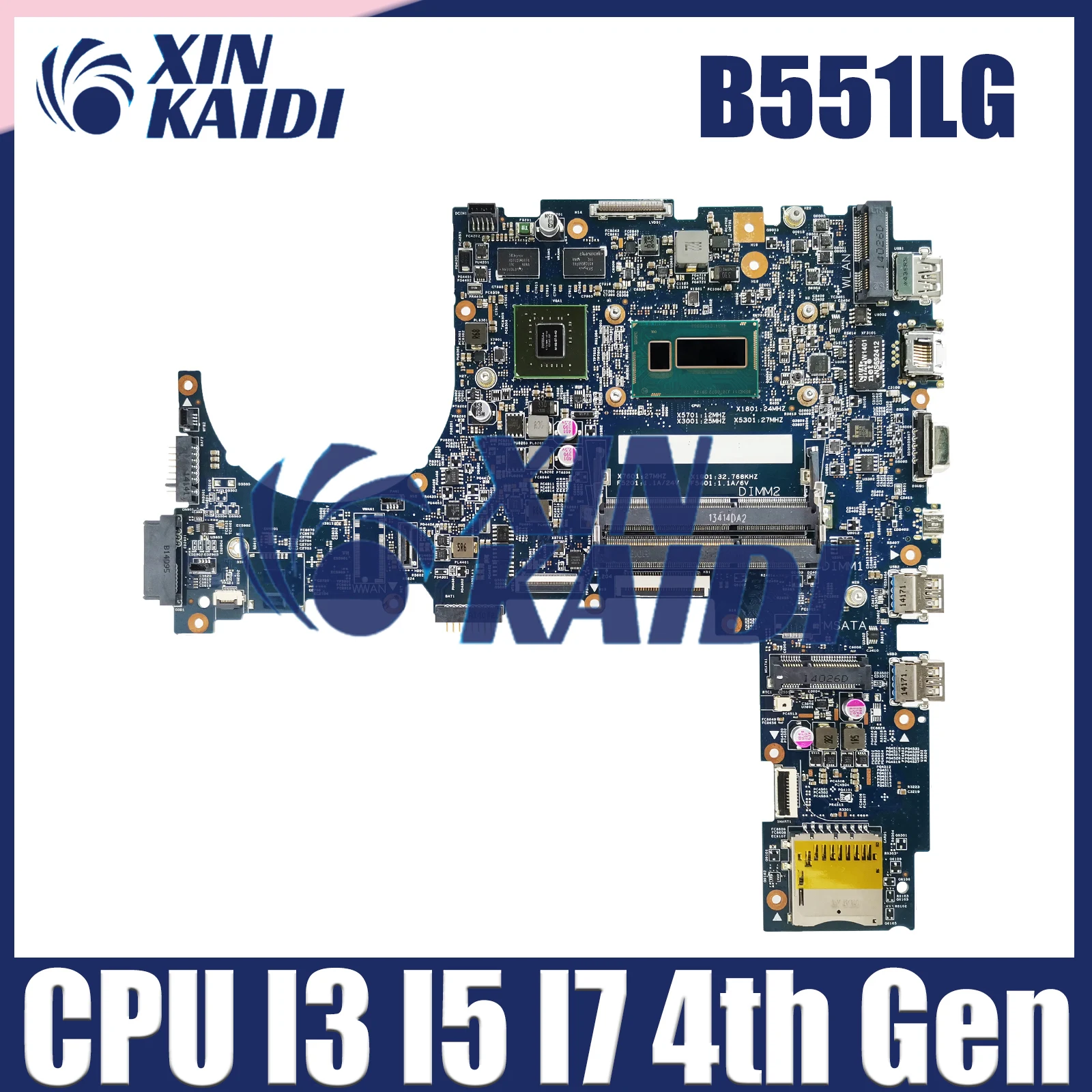 

Notebook B551LG Notebook Mainboard For ASUS PRO ADVANCED B551LA B551L B551 Laptop Motherboard i3 i5 i7 CPU GT840M DDR3