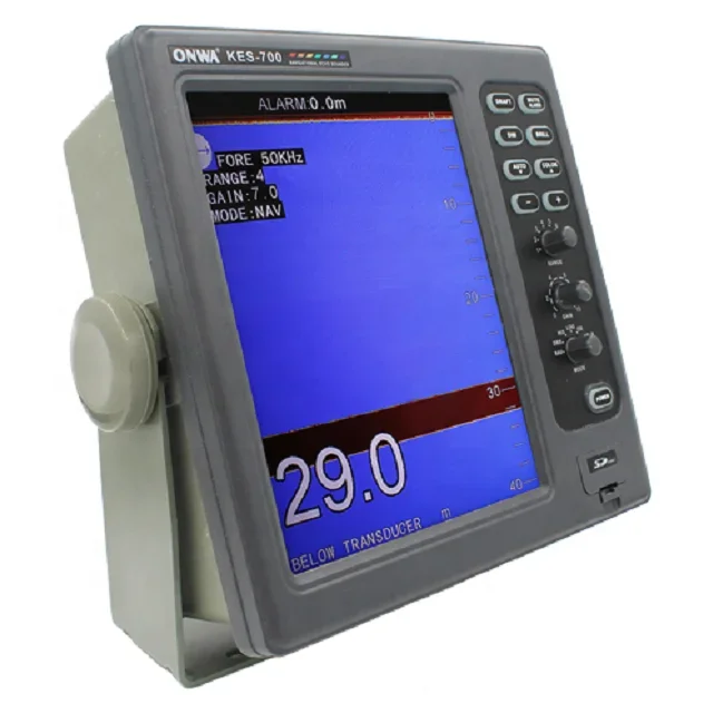 

KES-700 ONWA 10.4-inch Navigational Fish Finde / Echo Sounder With Memory Storage and Recall of Depth Data