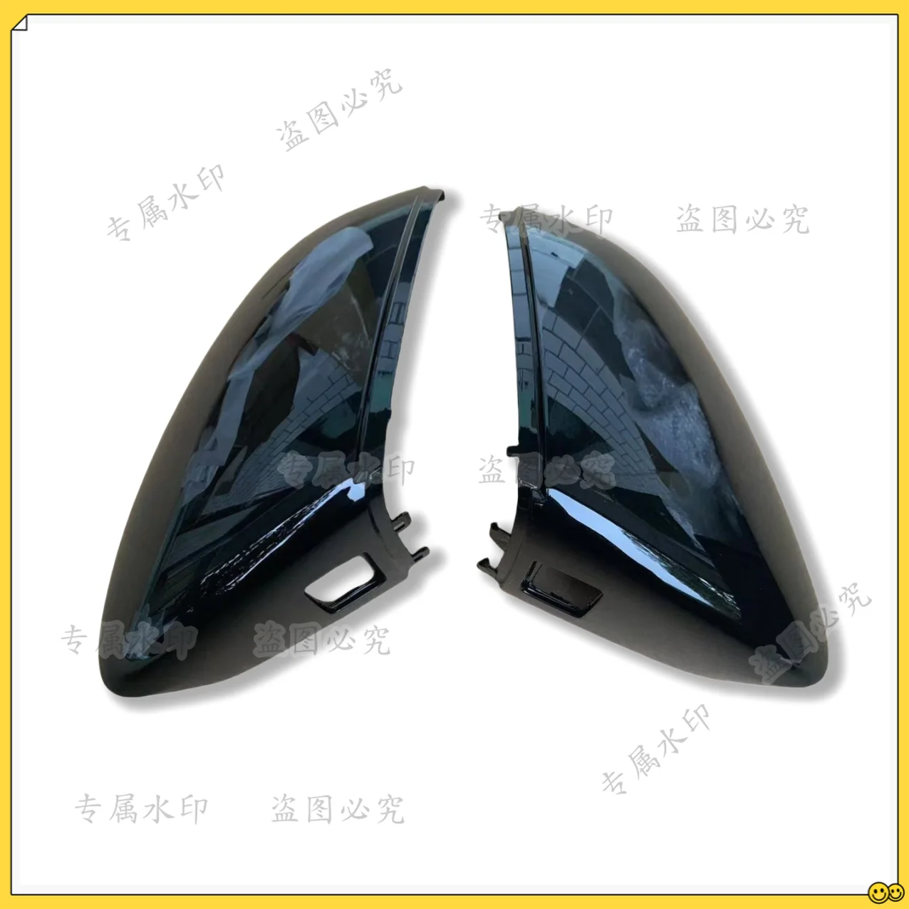 OEM For Audi Q3 Q2 A3 S3 8Y A4 A5 S4 S5 B9 Q5 2017-- Q7 2016- Piano paint black rearview mirror shell Blind spot auxiliary mirro