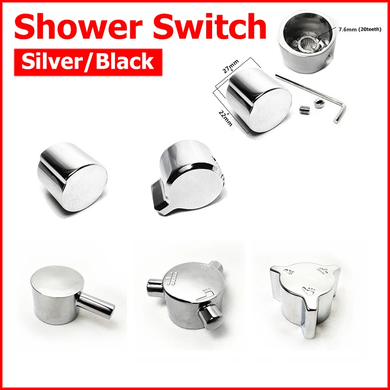27/30/32/33/38/46mm Faucet Switch Gear Hot/Cold Water Faucet Spool Home Bathroom Mixed Shower Switch Accessories