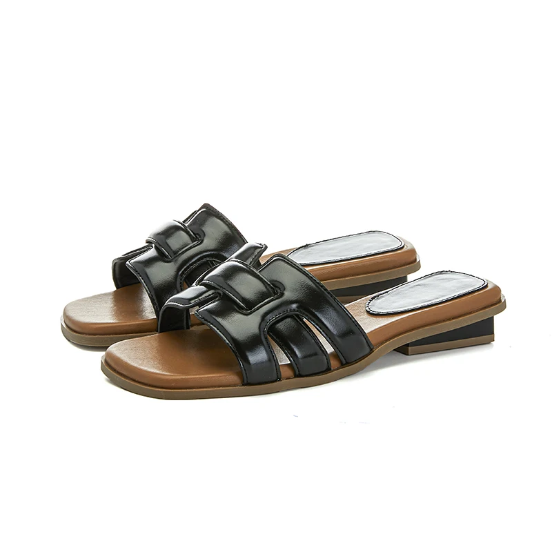 AIYUQI 슬리퍼 여성 여름 2025 새로운 착용 슬리퍼 여성 직조 캐주얼 비치 슬리퍼 여성