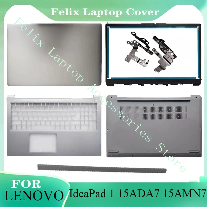 For Lenovo IdeaPad 1 15AMN7 15ADA7 Laptop LCD Rear Cover/Front Frame/Palm Pad Keyboard/Bottom Cover/hinge