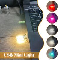 Car 5V Night Light LED Filament Lamp Portable Lighting Play Bedroom USB Plug Lamps Interior Atmosphere Decorative Car Lamp M1M1