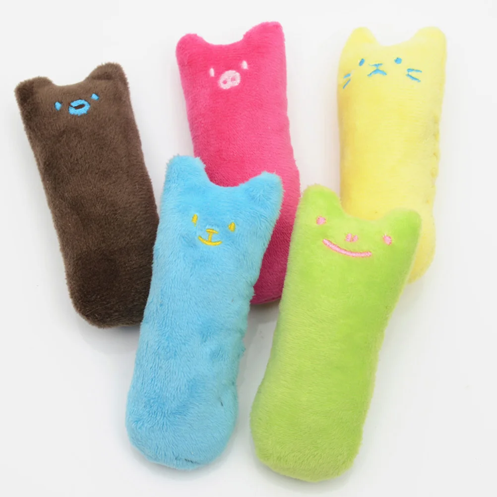 Creative Cat Scratching Toy Cat Chew Toys Teeth Grind Claws Pillow with Catnip (Light Green) pet toy cat toy