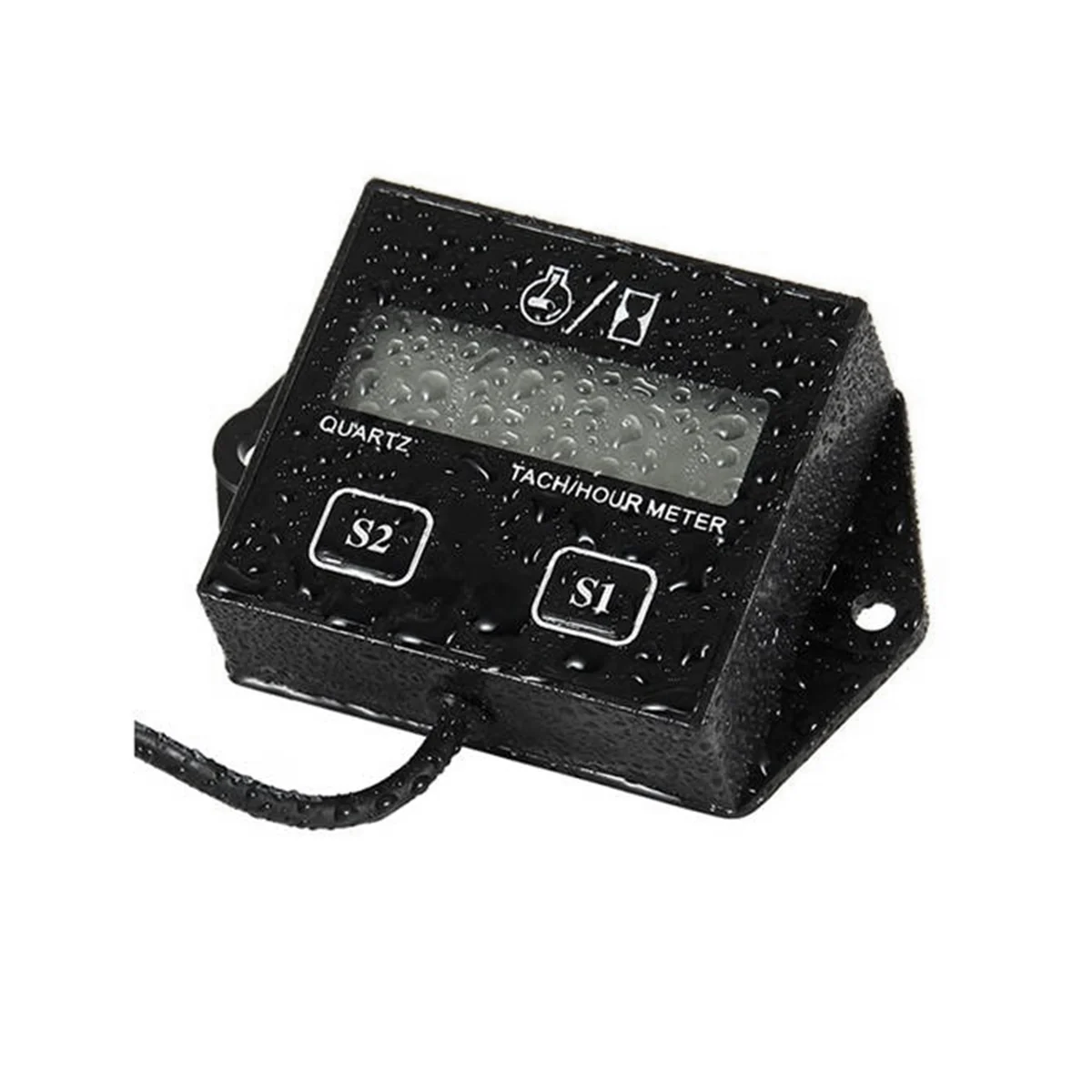 Engine Digital Display Tach Hour Meter Gauge Inductive Speedometer Car Stroke Tachometer Motorcycle Lawn