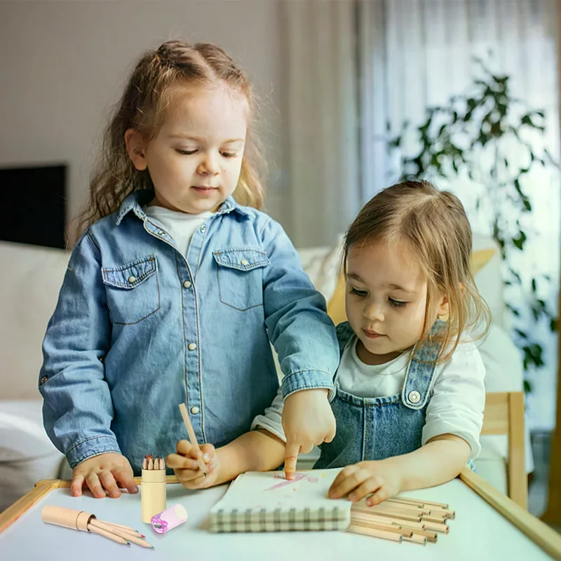 

Creativity Crayon Student Pencil 12 Color Drawing Art Colored Pencil Student Stationery Portable Painting Pencil