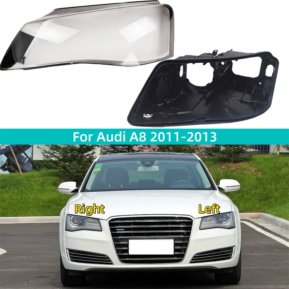 

For Audi A8 2011 2012 2013 Car Accessories Cars Front Headlight Cover Car Light Bulb Holder