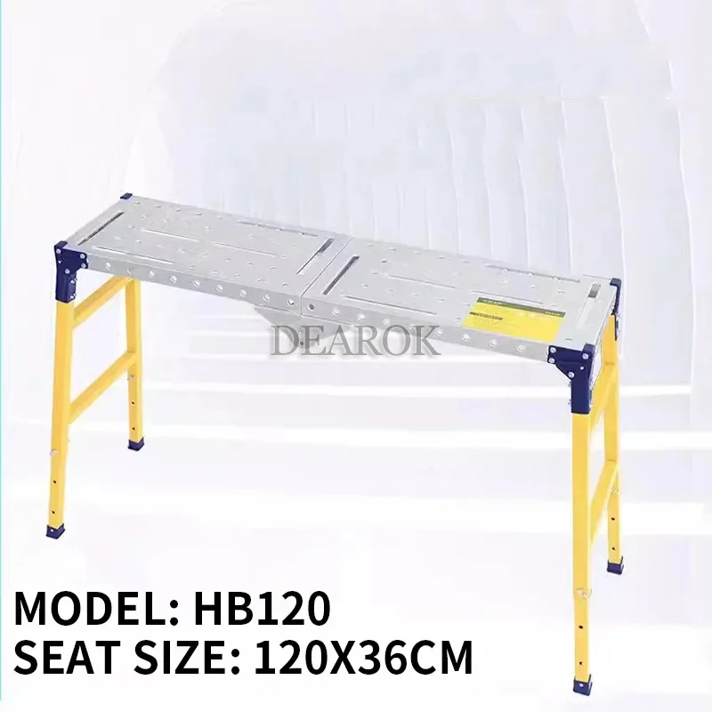 Metal Welding Table Folding 500KG Load Capacity Heavy Duty Steel Construction Workbench for Welding Adjustable Height