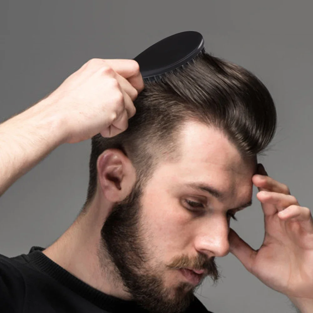 مجموعة فرش تصفيف الشعر، فرشاة تنظيف تصفيف الشعر، فرشاة إزالة غبار الرقبة، أداة تصفيف احترافية، خاصة للشعر المستعار الحقيقي