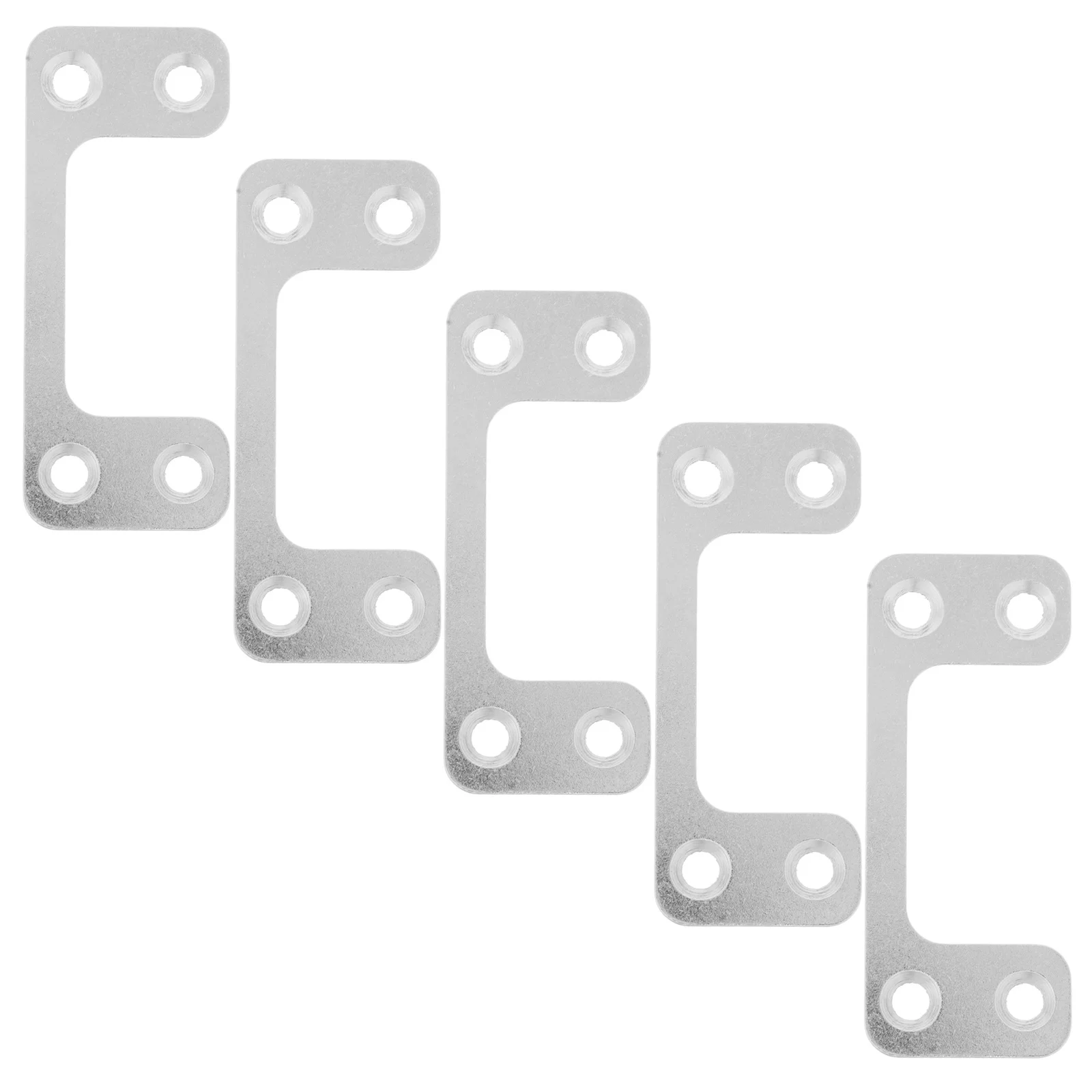 

1 set 1 Set Door Strike Plate Latch For Exterior Interior Doors Durable Security Hardware Guide Stop Easy Install Door Lock