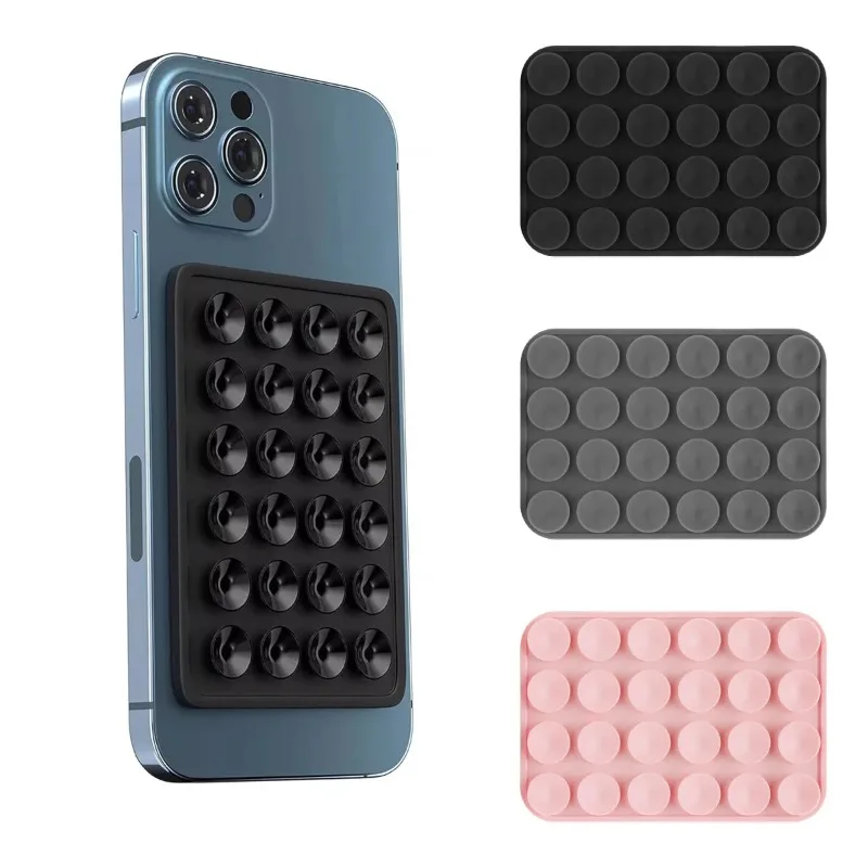 Silicone Suction Cup Mobile Phone Holder For Magsafe Magnetic Phone Holder Wall Mount Stand For iPhone 12/13/14/15/16 Accessorie