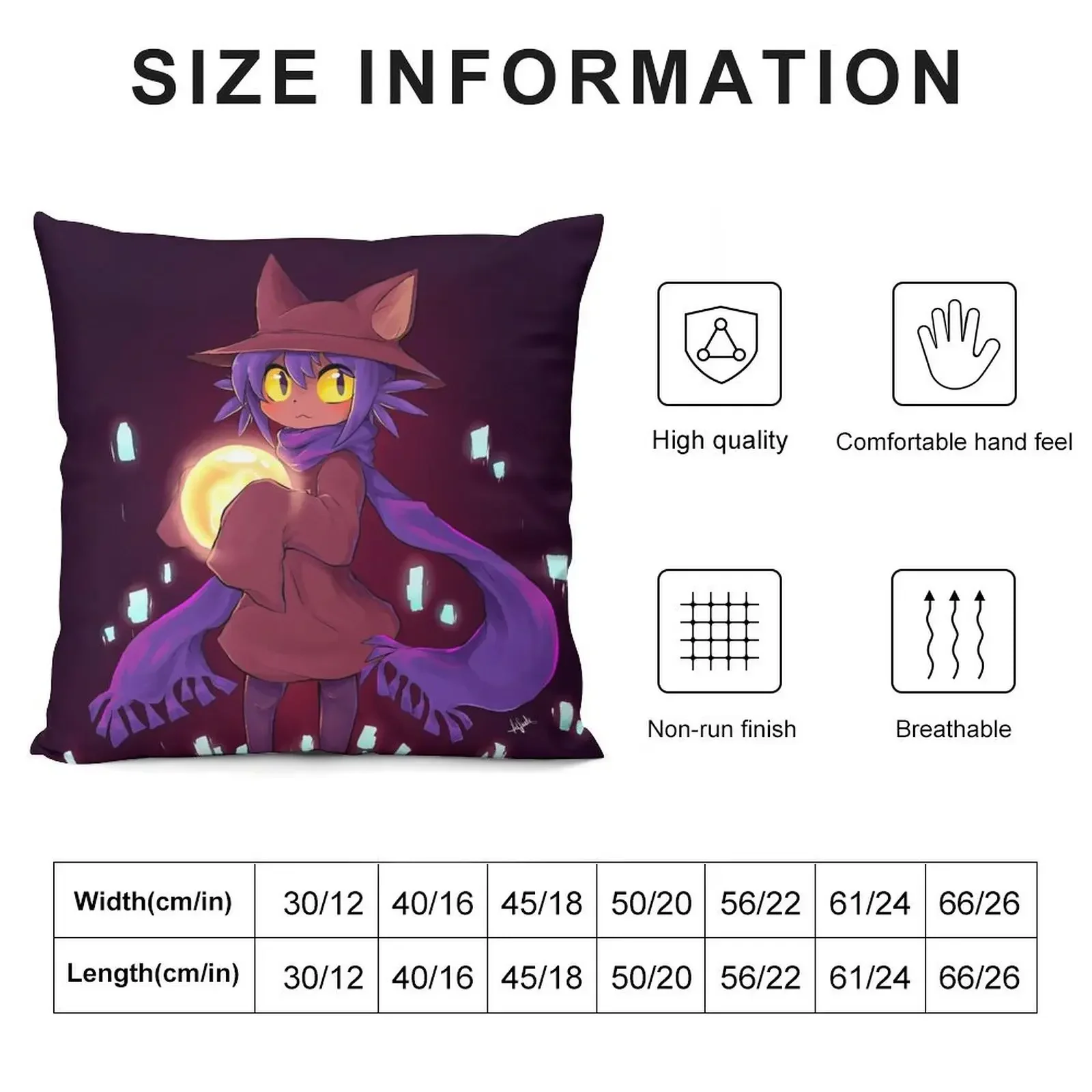 Neko - OneShot Throw Pillow Room decorating items Sofa Decorative Covers Throw Pillow pillow