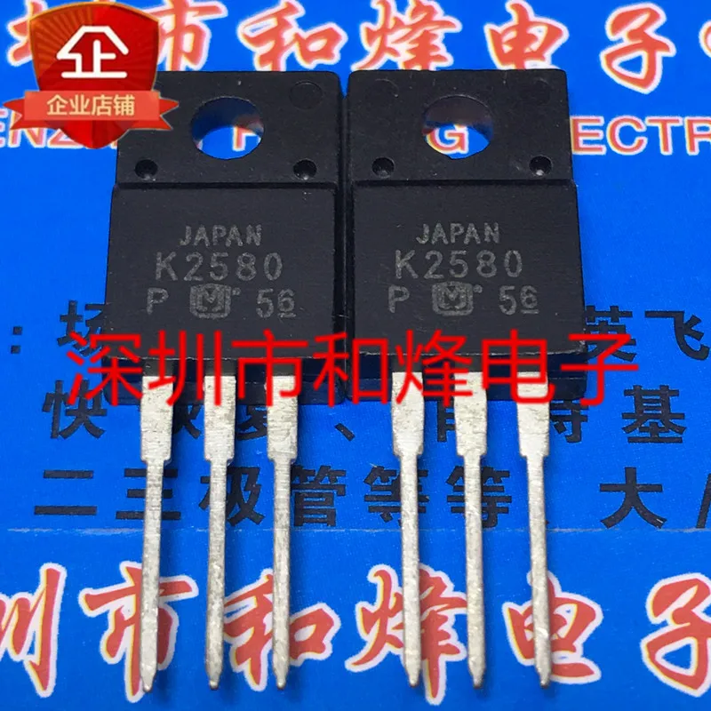 

Оригинальный Новый 2SK2580 K2580 TO-220F 60V 40A, 30 шт.