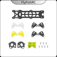 FlyFishRC Volador VX3 VX3.5 Frame O4 Replacement Upgrade Part Kits Compatible with O4 Pro for RC FPV Freestyle Racing Drone