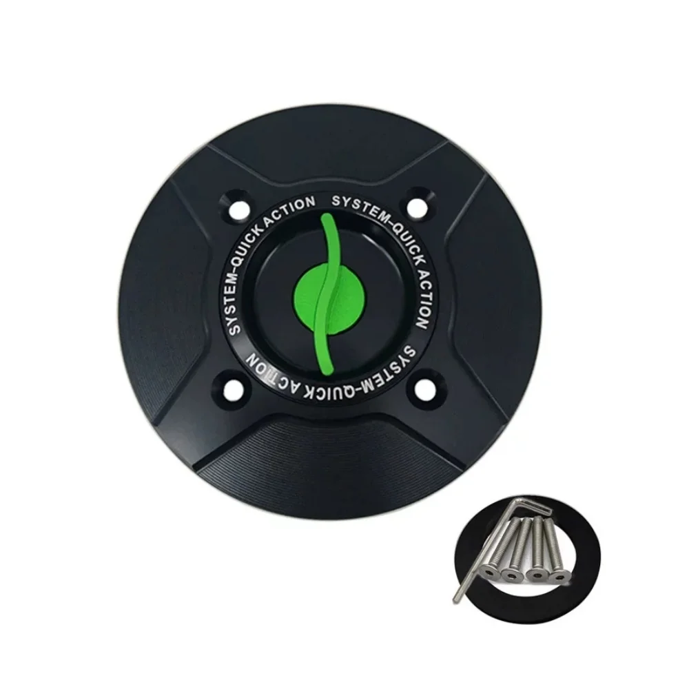 [New Accessory] Aluminum Alloy Quick-Release Fuel Tank Cap for QJMOTOR SRK921 RR – Non-Destructive Installation / Decorative Cap