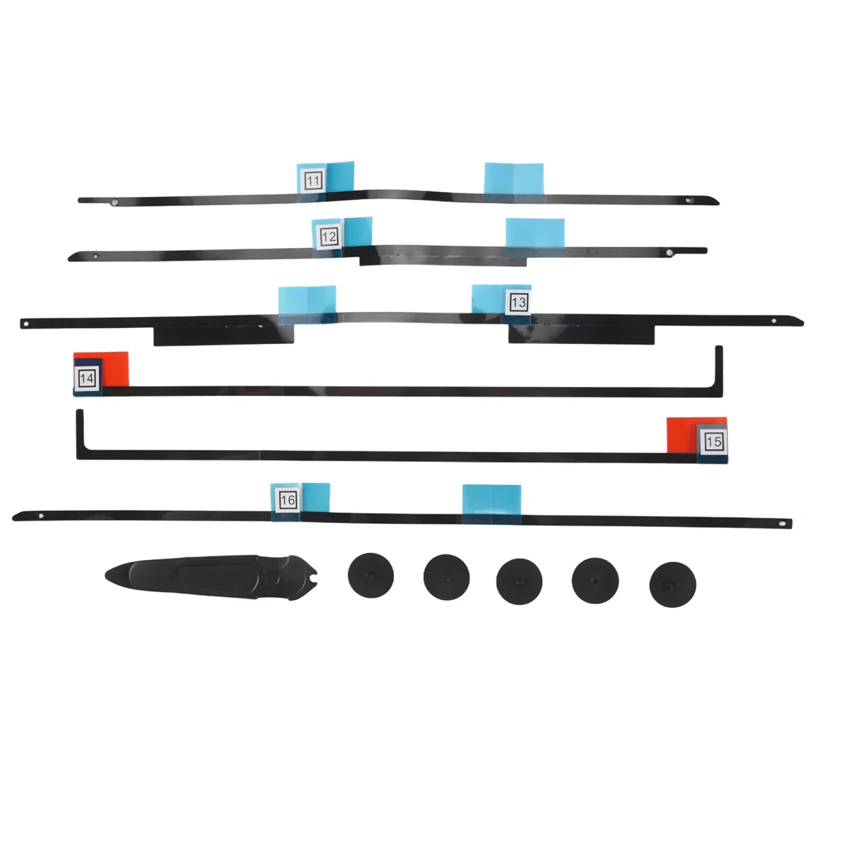 Kit de herramientas de apertura de cinta de tiras adhesivas LCD, rueda de apertura para IMac