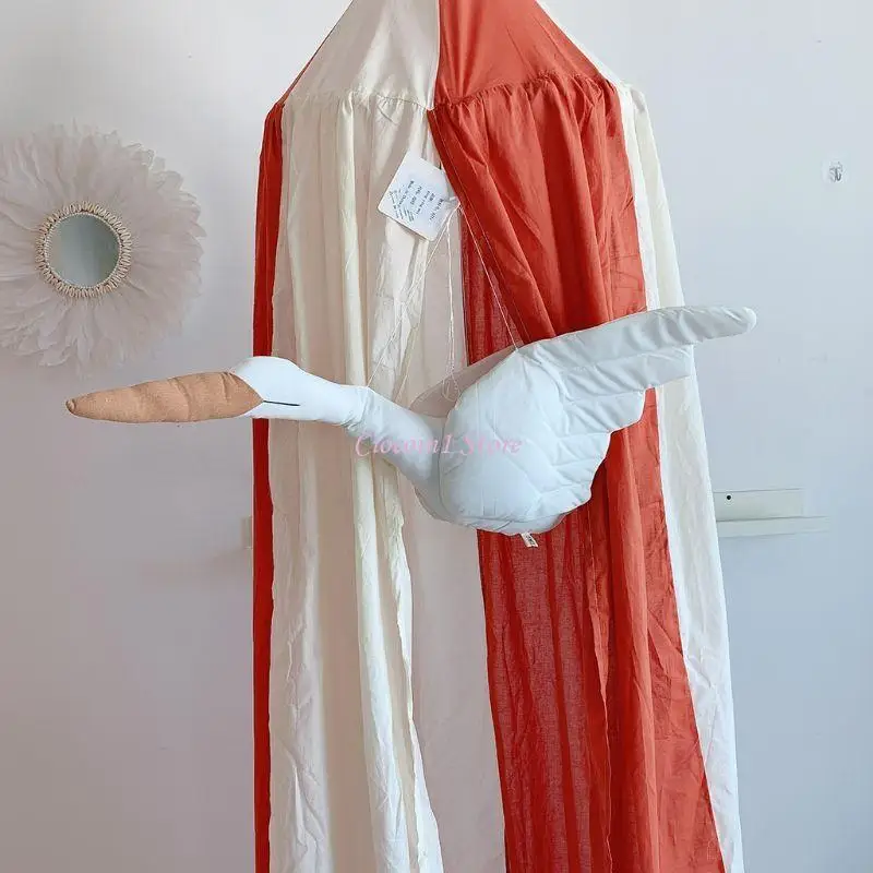 Y1UB Simpatico Cigno Pendenti da Appendere a Parete Giocattolo Animale Camera dei Bambini Ornamento Nursery Home Decorazione